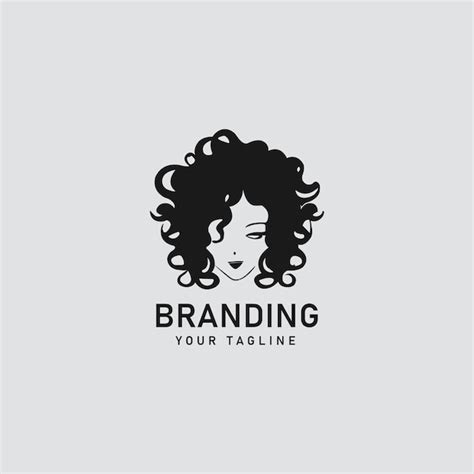 curly haired icons|curly hair logo design.